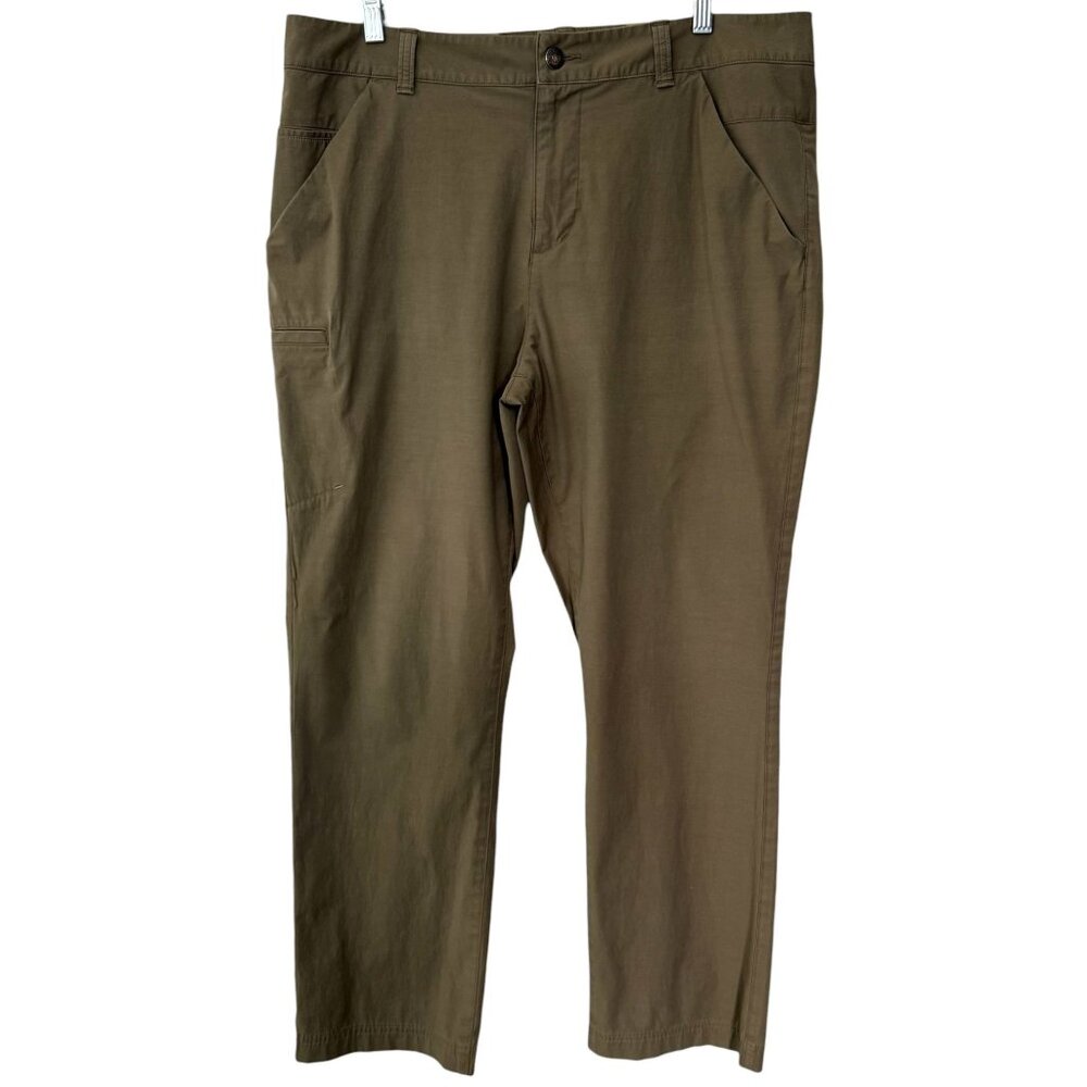 Marmot 4th And E Utility Pants Brown Men's 36 UPF-30 Hiking Trekking Outdoors